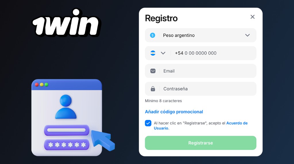 1win inscripción Argentina