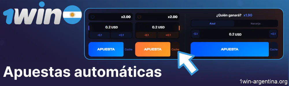 Opciones de apuesta automática en Speed n Cash juego en 1win Argentina