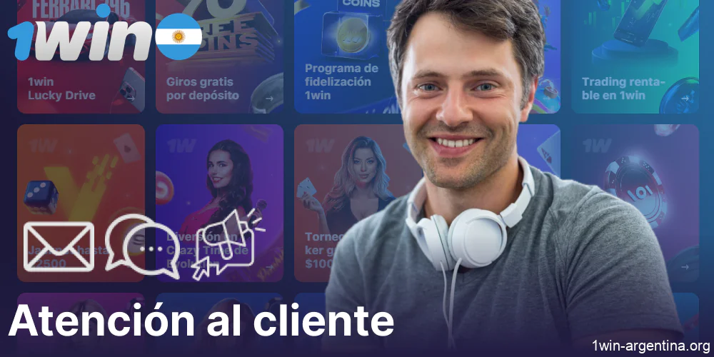 Servicios de atención al cliente de 1win para jugadores de Argentina