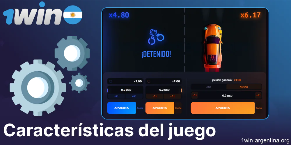 Las características del juego de choque Speed n Cash en 1win en Argentina