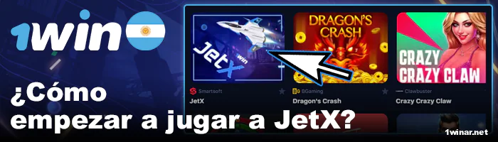 Empieza a jugar a JetX en la web de 1win