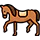 Las carreras de caballos Ikona