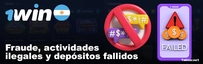 Fraude en 1win AR
