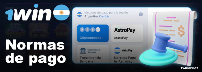 Reglas de depósito y retiro en 1win Argentina